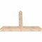 Ekena Millwork Portland Smooth Timber Gable Bracket, Douglas Fir, 60"W x 40"H x 5 1/2"D x 5 1/2"F, 16/12 Pitch GBW060X40X0606POR00SDF - alternate 2